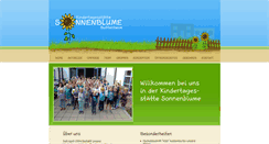 Desktop Screenshot of kiga-sonnenblume.de